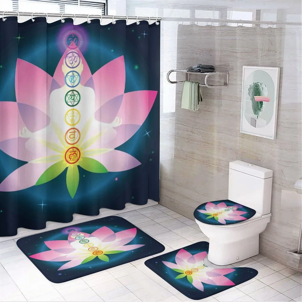 Lotus Flower Muladhara — 4-Piece Bathroom Set preview