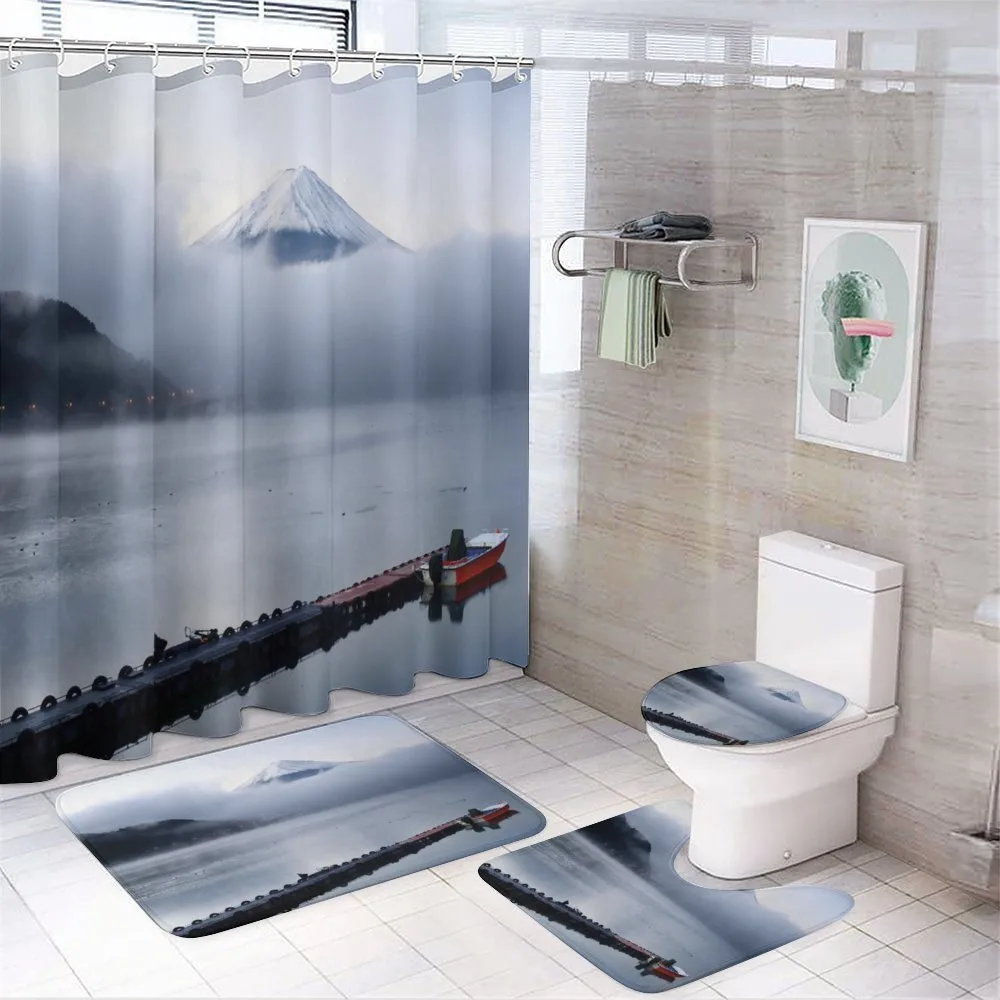 Mountain Peaks Kawaguchi Lake — 4-Piece Bathroom Set preview