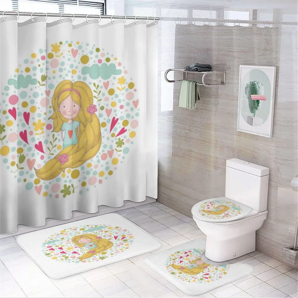 Cheerful Spring Kid — 4-Piece Bathroom Set preview