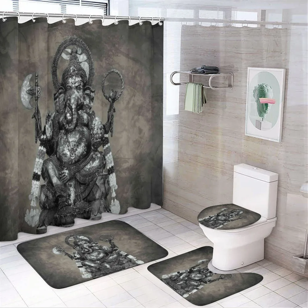 Elephant Ethnic Figure — 4-Piece Bathroom Set preview