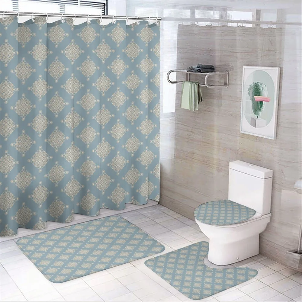 Symmetric Sailot Knot — 4-Piece Bathroom Set preview