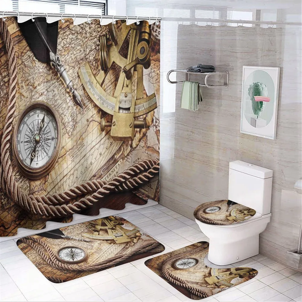 Voyage Theme Lifestyle — 4-Piece Bathroom Set preview