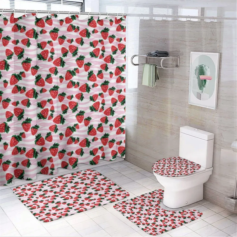 Watercolor Effect — 4-Piece Bathroom Set preview