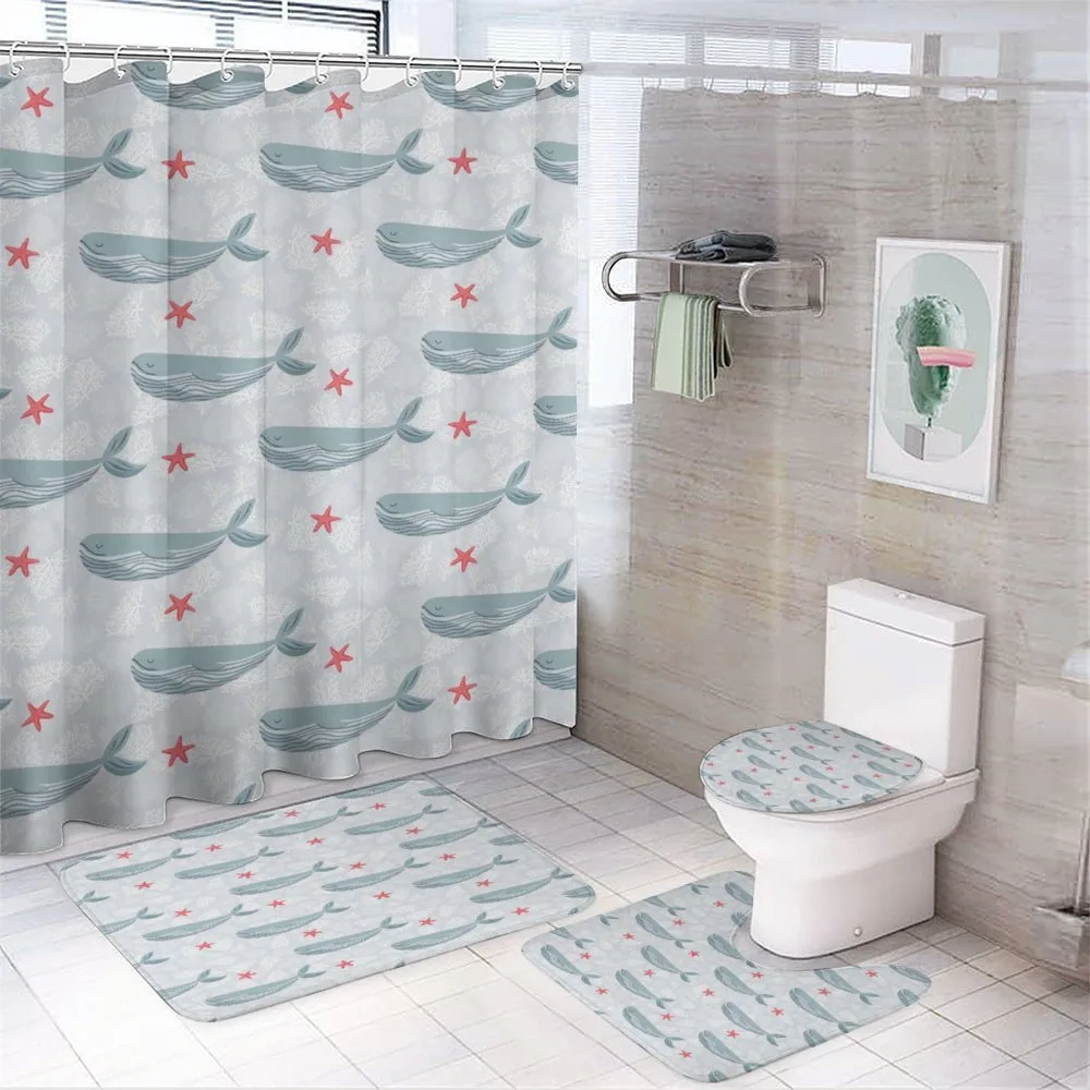 Mammal and Starfish Corals — 4-Piece Bathroom Set preview