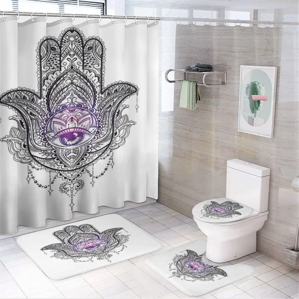 Mandala Orient Lotus — 4-Piece Bathroom Set preview
