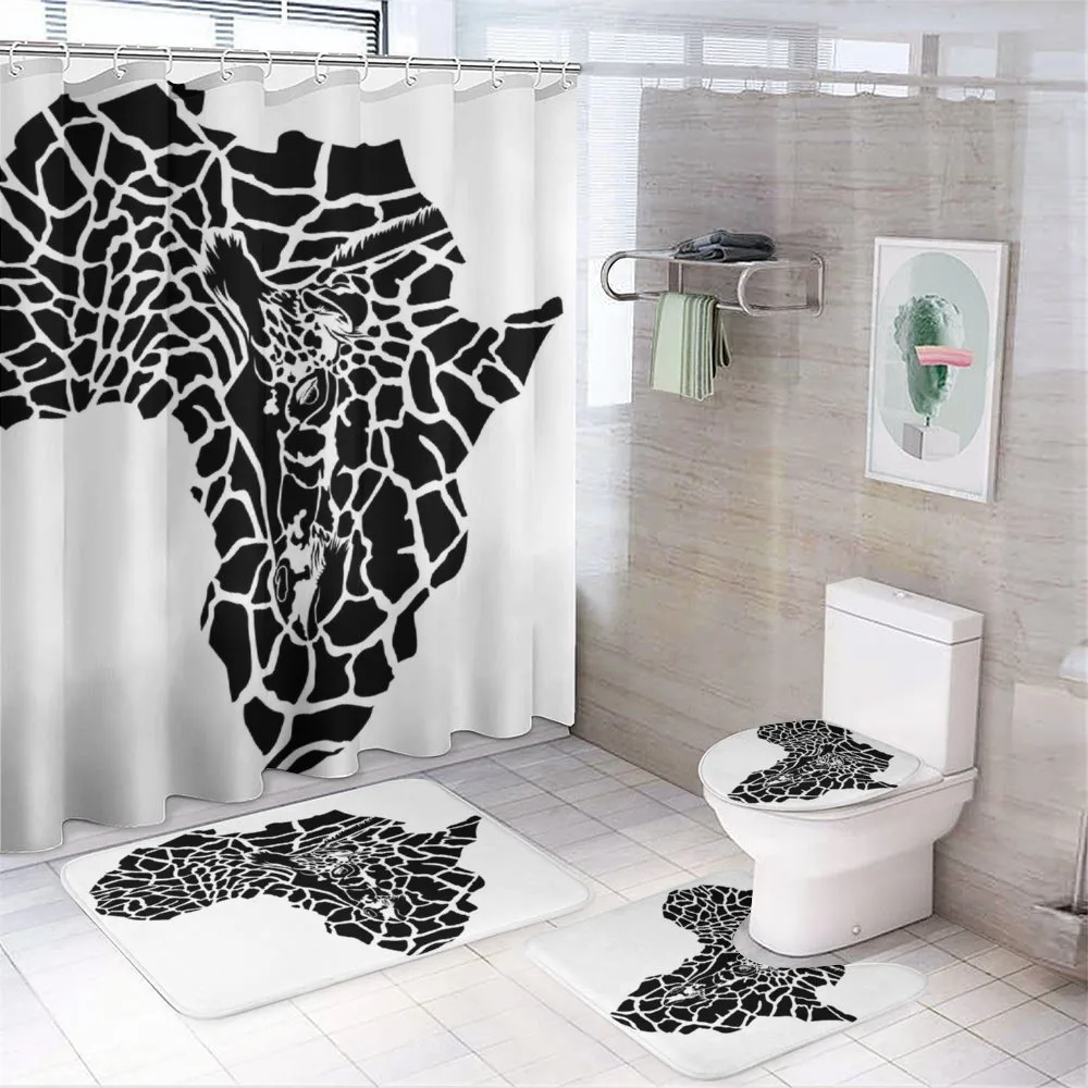 Wild Map — 4-Piece Bathroom Set preview