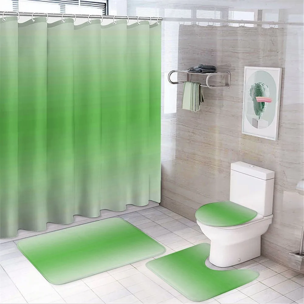 Moss Leaf Spring Theme — 4-Piece Bathroom Set preview