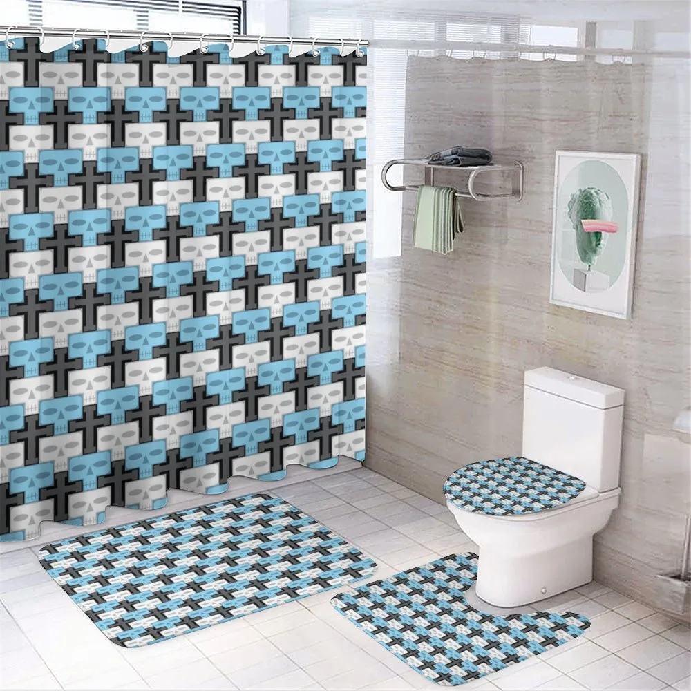 Skulls — 4-Piece Bathroom Set preview