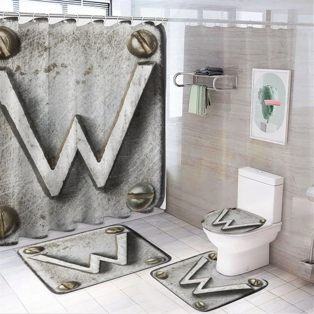 Uppercase W Industrial — 4-Piece Bathroom Set preview