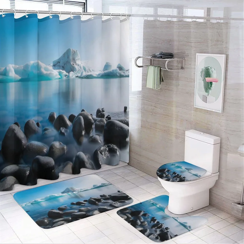 Arctic Environment Scene — 4-Piece Bathroom Set preview