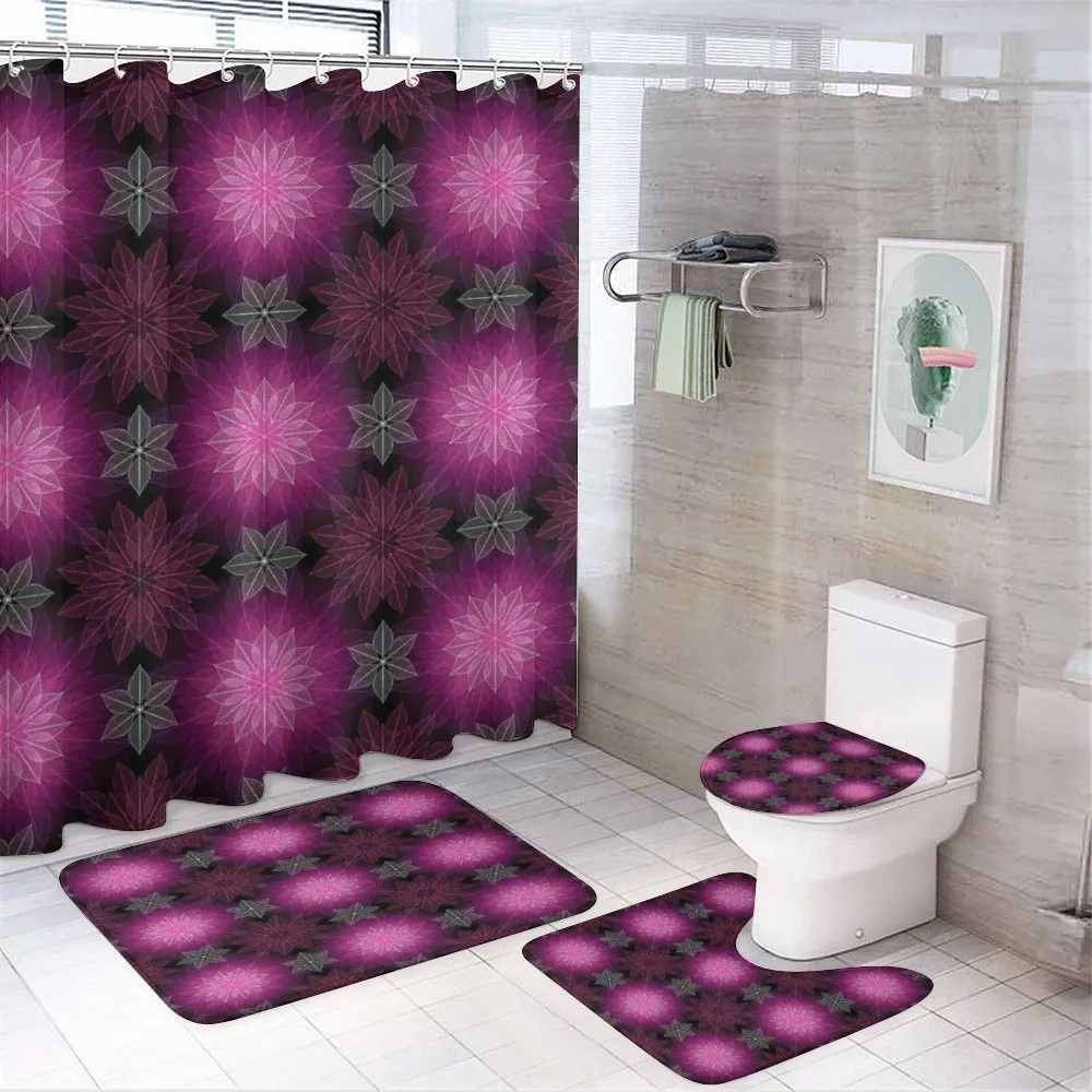 Floral Flower Petals — 4-Piece Bathroom Set preview