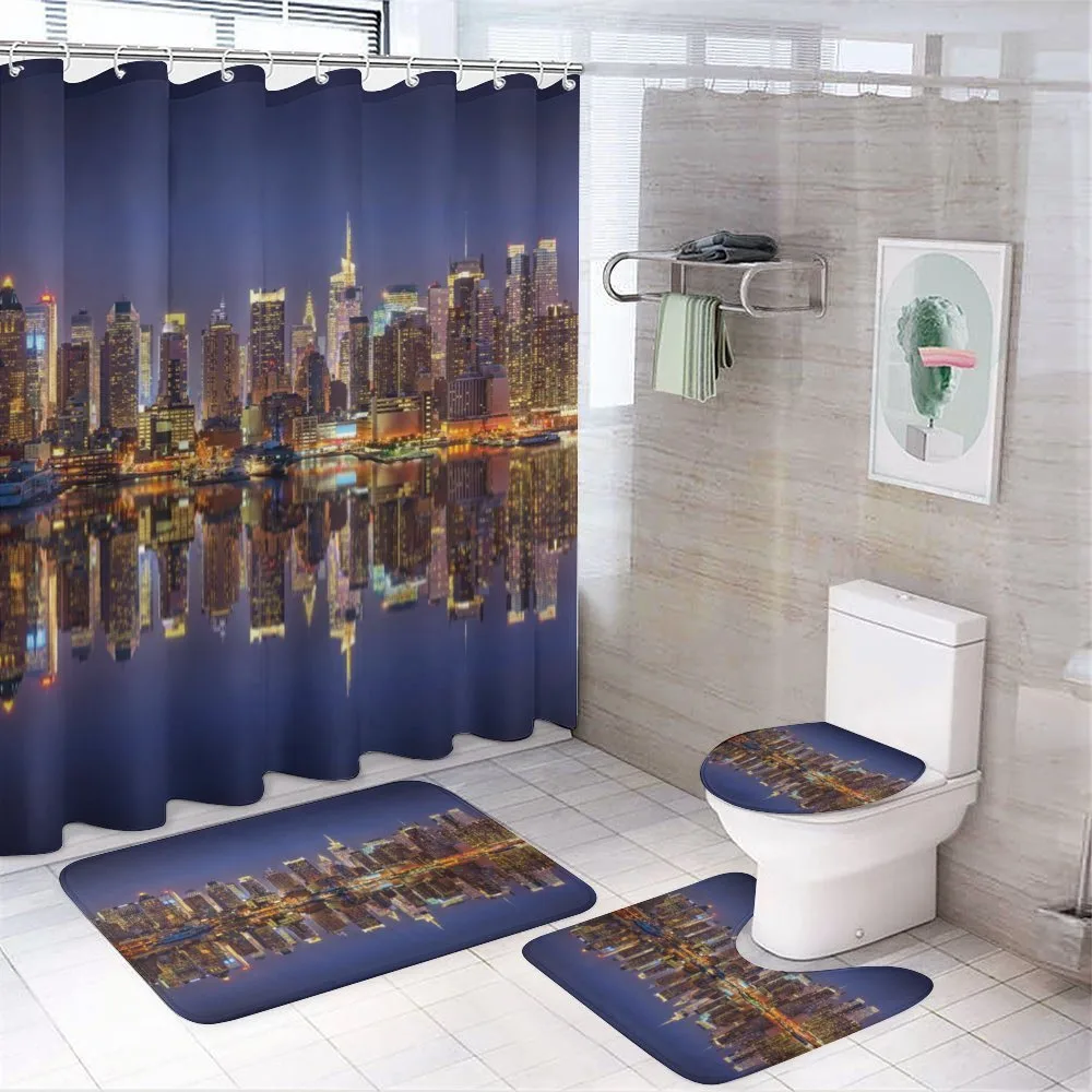 New York City Usa — 4-Piece Bathroom Set preview