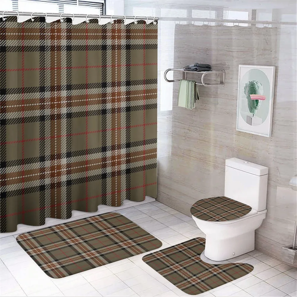 Scottish Geometric — 4-Piece Bathroom Set preview