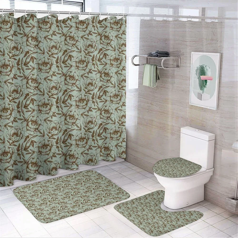 Vintage Romance Floral — 4-Piece Bathroom Set preview
