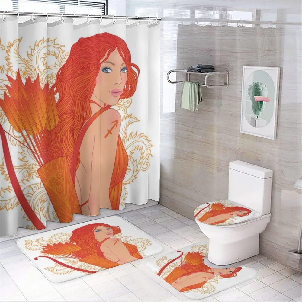 Cartoon Zodiac — 4-Piece Bathroom Set preview