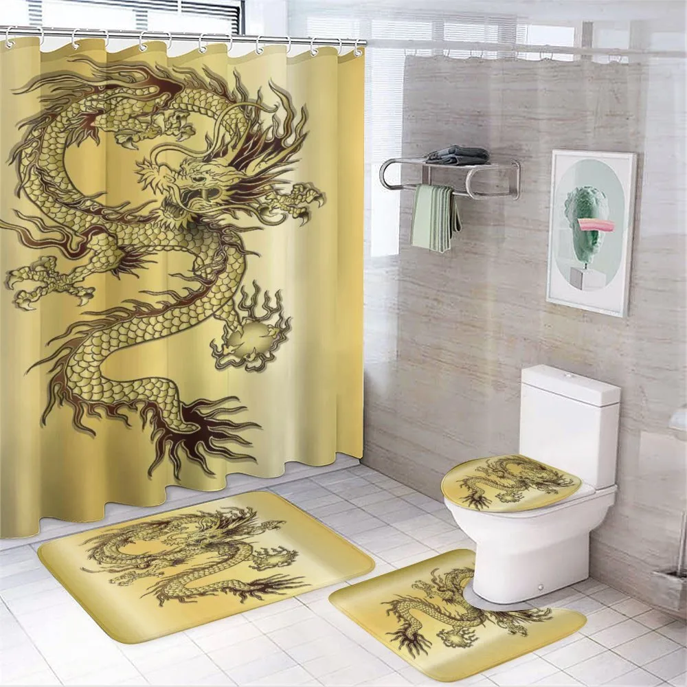 Chinese Eastern Myth — 4-Piece Bathroom Set preview