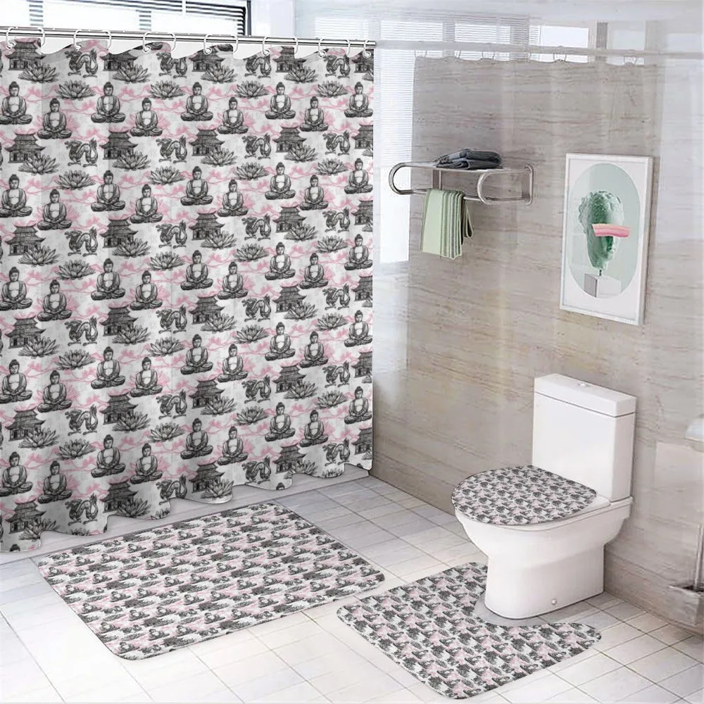 Oriental Dragon House — 4-Piece Bathroom Set preview
