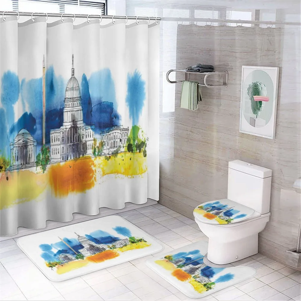 White House Paint — 4-Piece Bathroom Set preview
