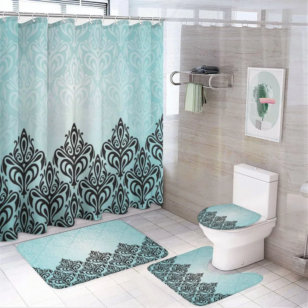 Antique Victorian Motif — 4-Piece Bathroom Set preview