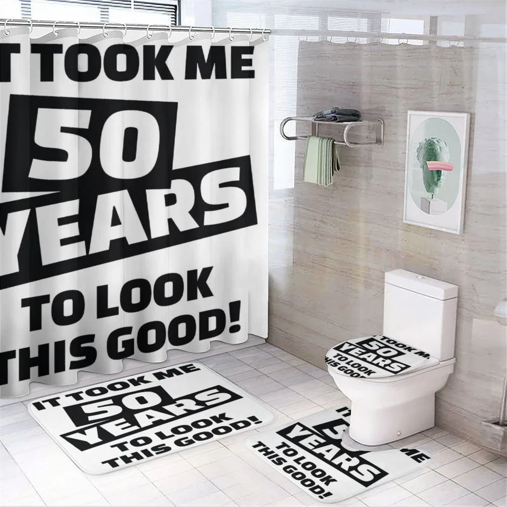 Funny Happy Face 4-Piece Bathroom Set product video