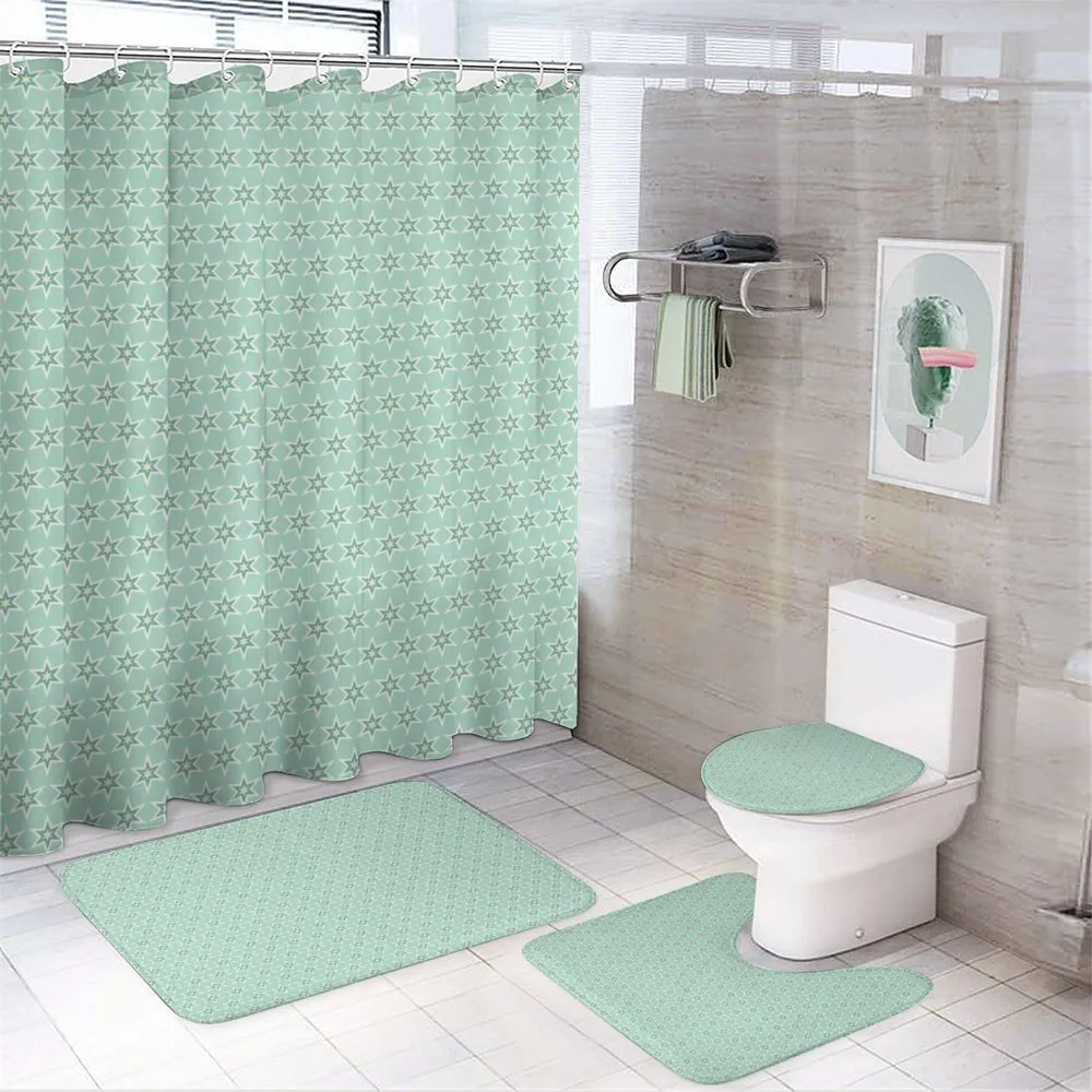Monochrome Space — 4-Piece Bathroom Set preview