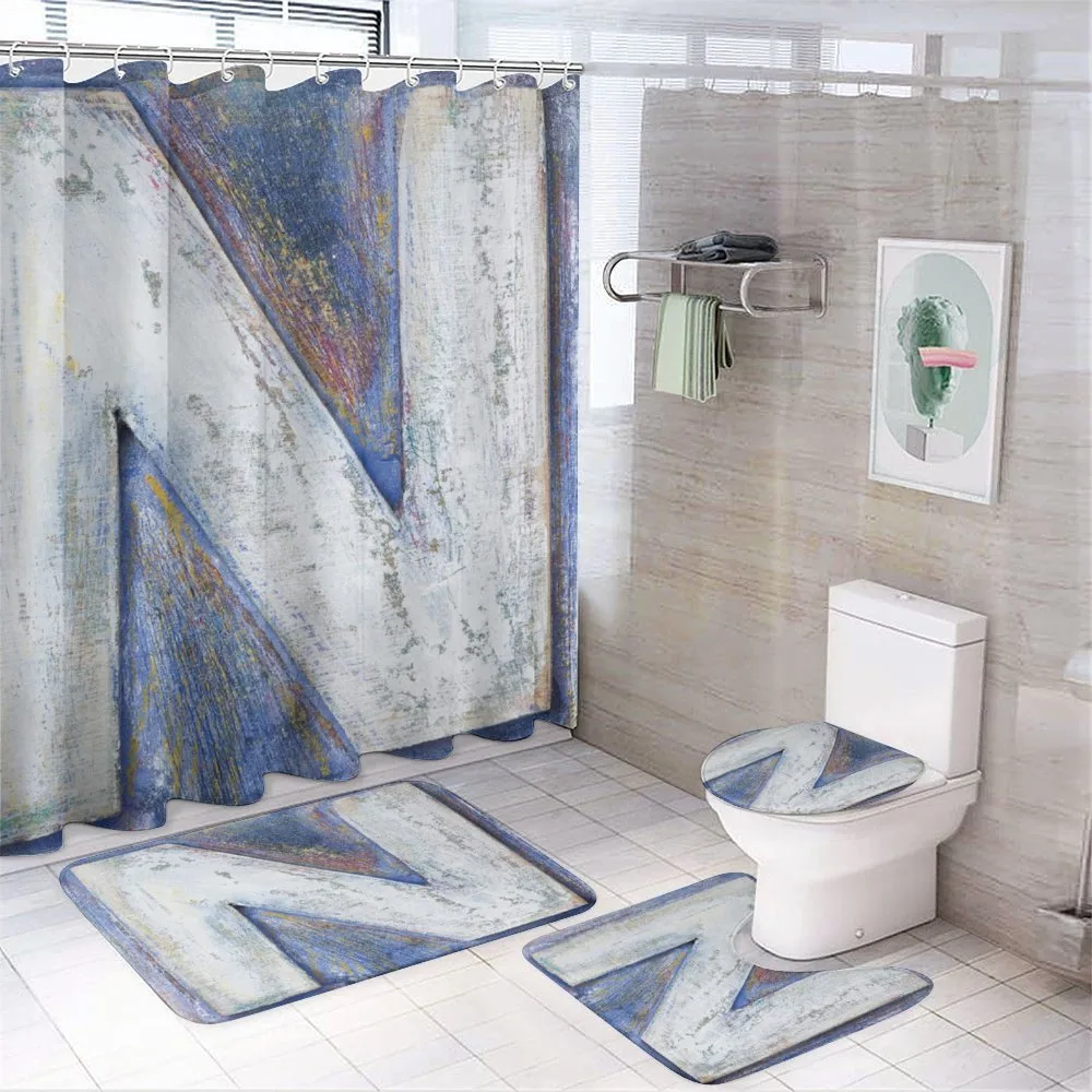 N from Alphabet 4-Piece Bathroom Set product video