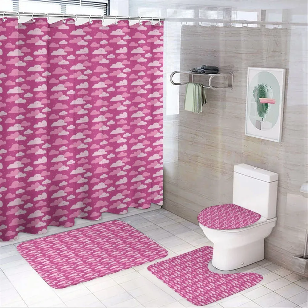 Funny Clouds — 4-Piece Bathroom Set preview