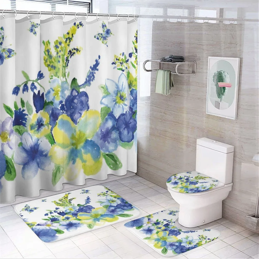 Spring Blooms — 4-Piece Bathroom Set preview