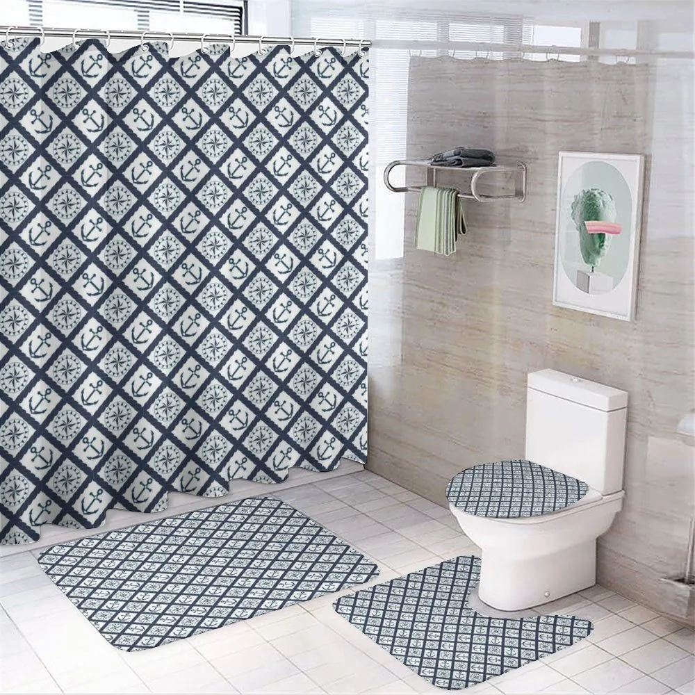 Anchor Windrose — 4-Piece Bathroom Set preview