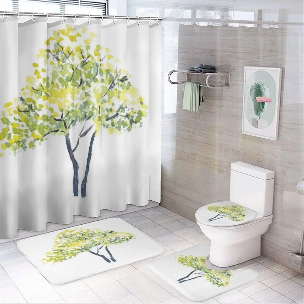 Blooming Spring Branch — 4-Piece Bathroom Set preview