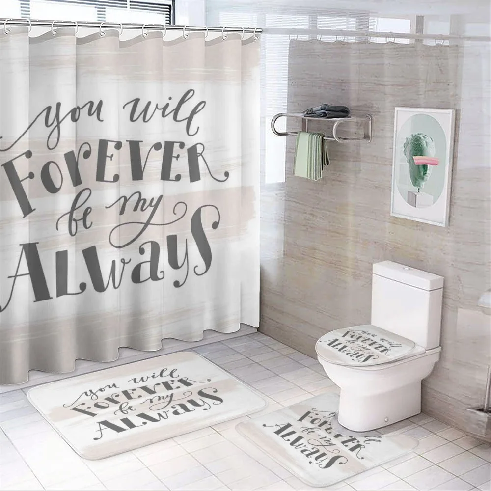 Love Inspiration Strokes — 4-Piece Bathroom Set preview