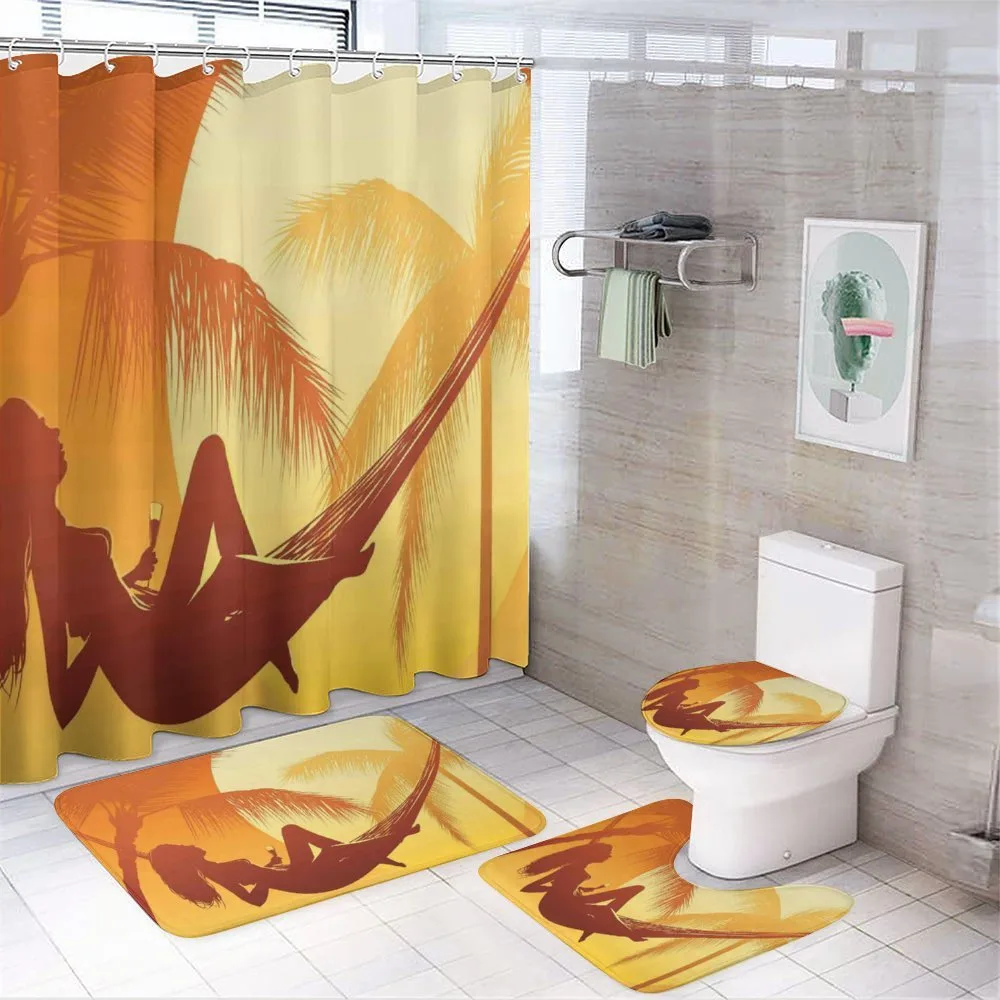 Majestic Sunset View — 4-Piece Bathroom Set preview