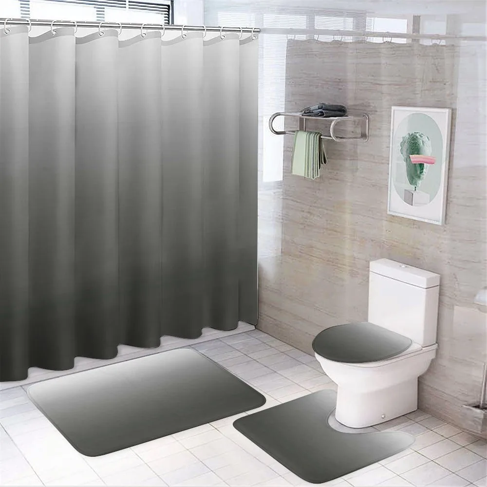Smoke Fog Futuristic — 4-Piece Bathroom Set preview