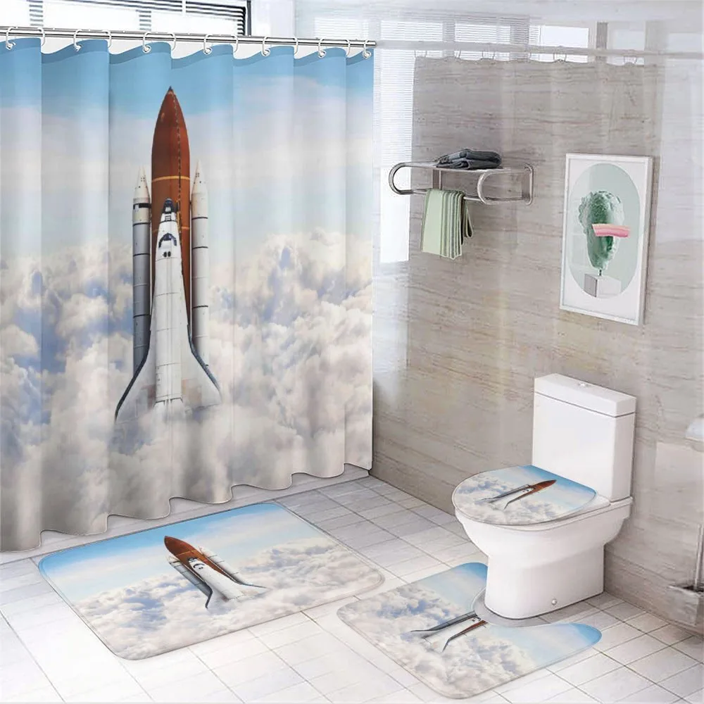 Spaceman Planet — 4-Piece Bathroom Set preview