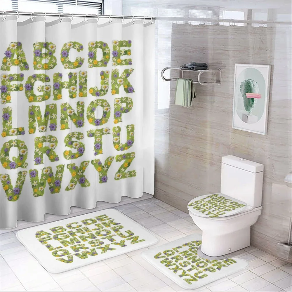 Spirng Themed ABC — 4-Piece Bathroom Set preview