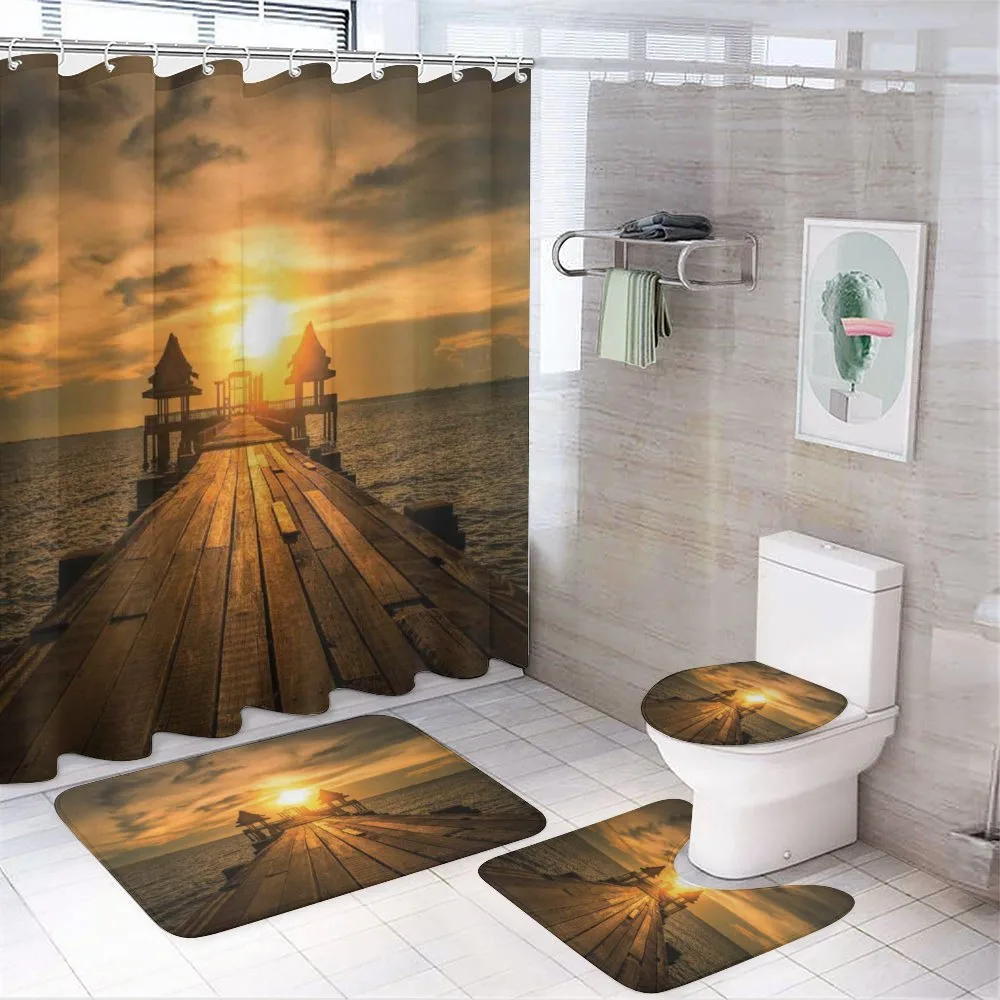 Wooden Dock Bangkok Bay — 4-Piece Bathroom Set preview