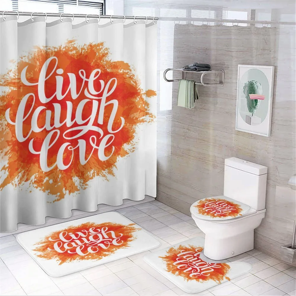 Cheerful Phrase — 4-Piece Bathroom Set preview