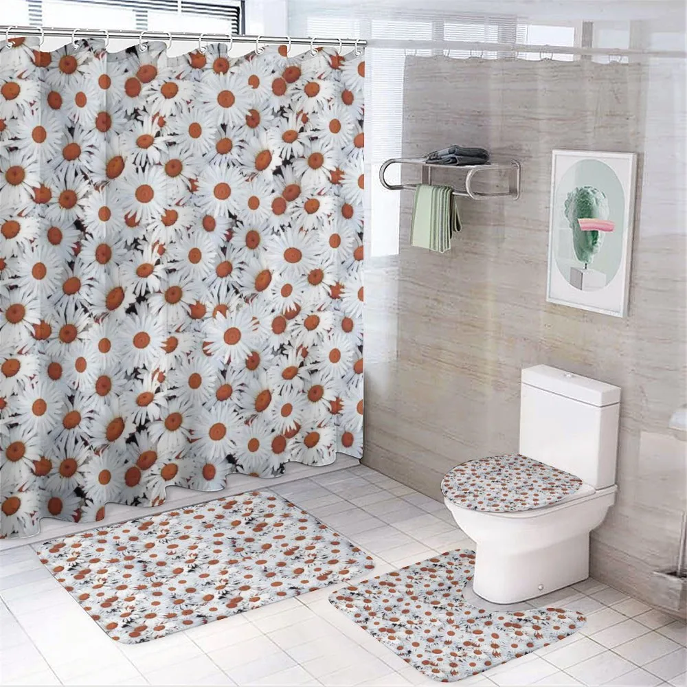 Close up Spring Flower — 4-Piece Bathroom Set preview