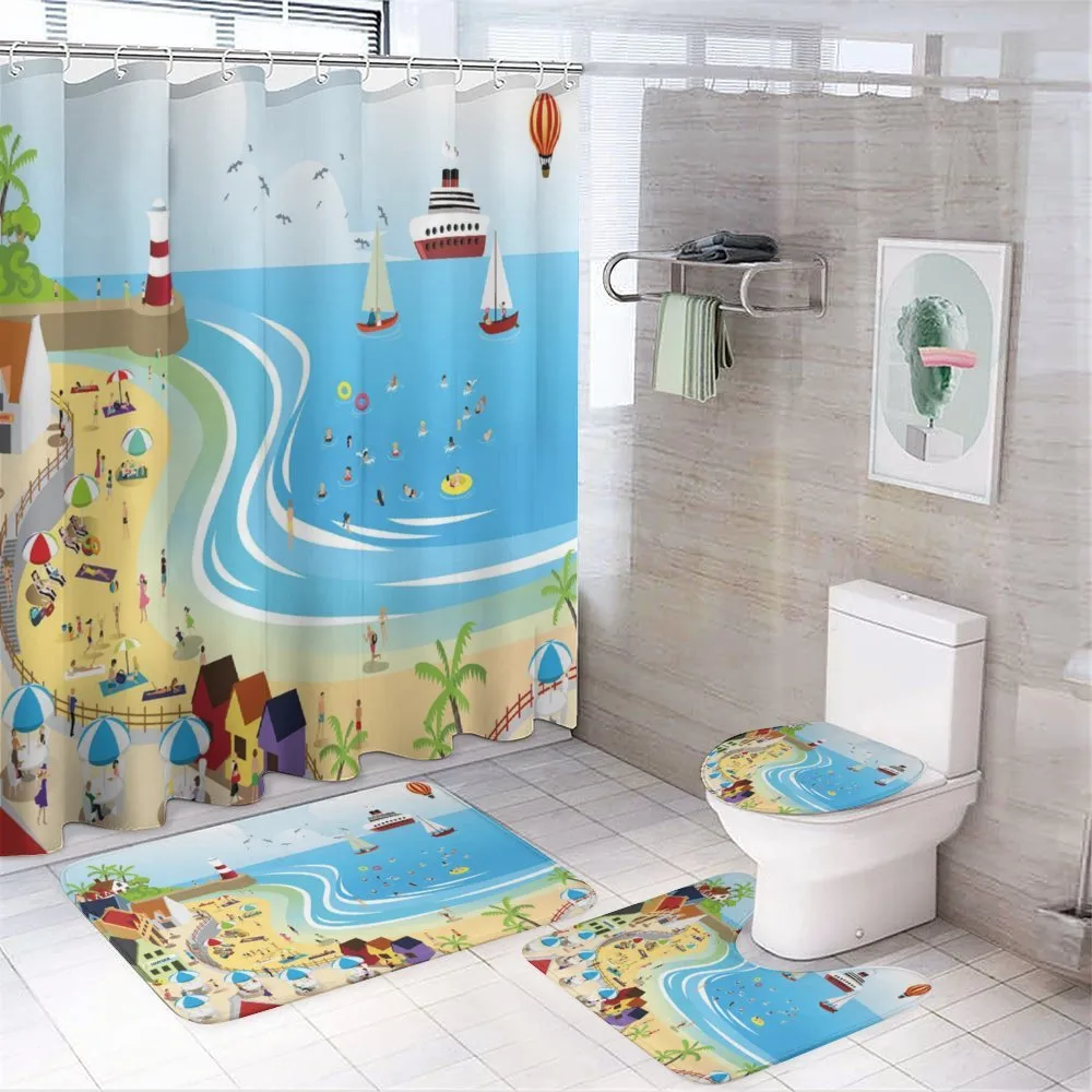 Holiday Destinations — 4-Piece Bathroom Set preview