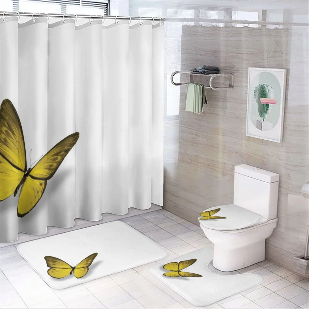 Romantic Spring Bug — 4-Piece Bathroom Set preview