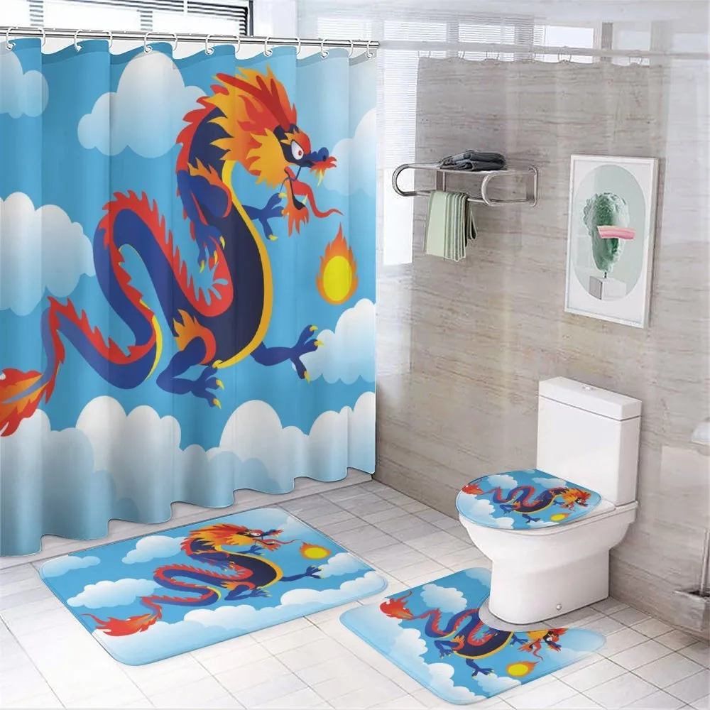 Surreal Folk Tale Art — 4-Piece Bathroom Set preview