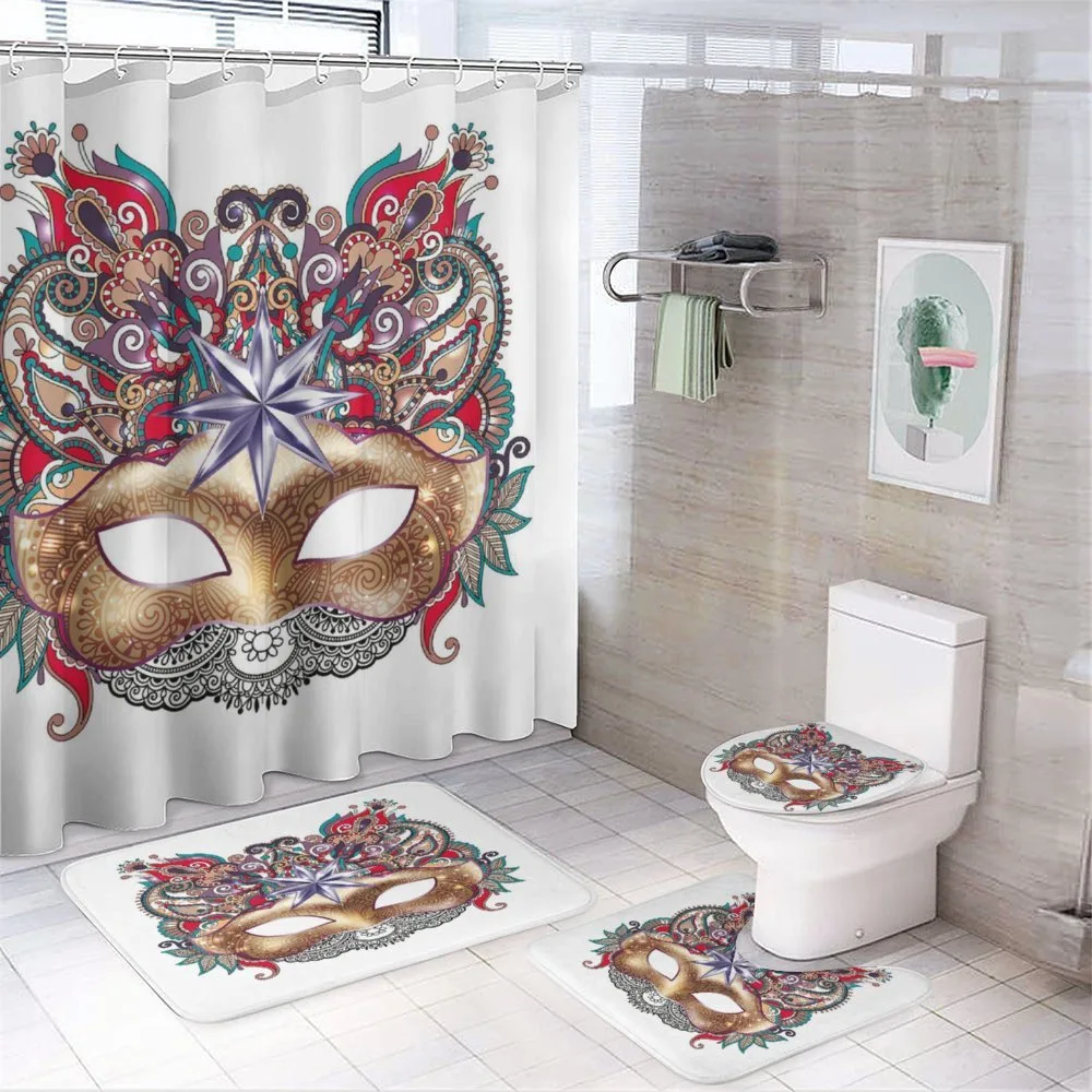 Venetian Ornate Mask — 4-Piece Bathroom Set preview