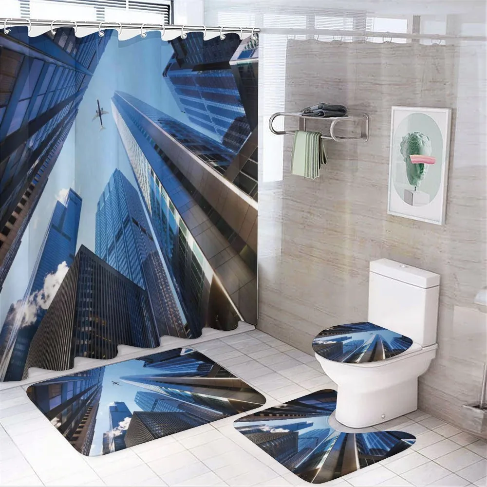 American City Landscape — 4-Piece Bathroom Set preview