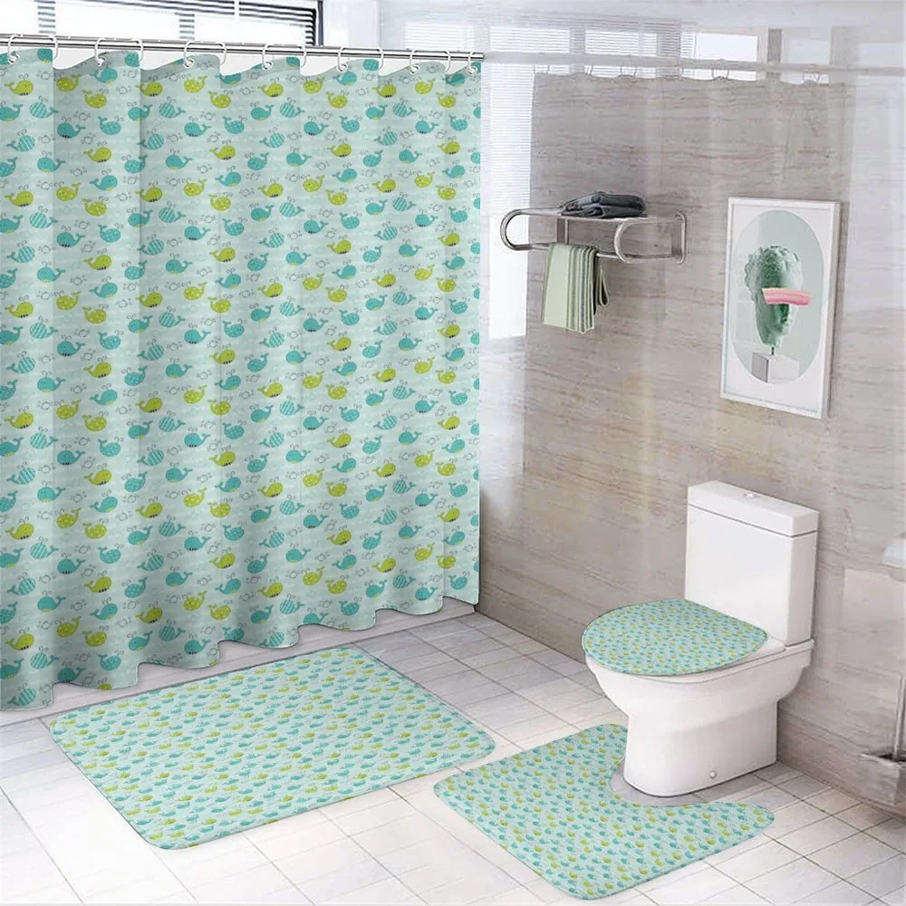 Animals of the 7 Seas — 4-Piece Bathroom Set preview