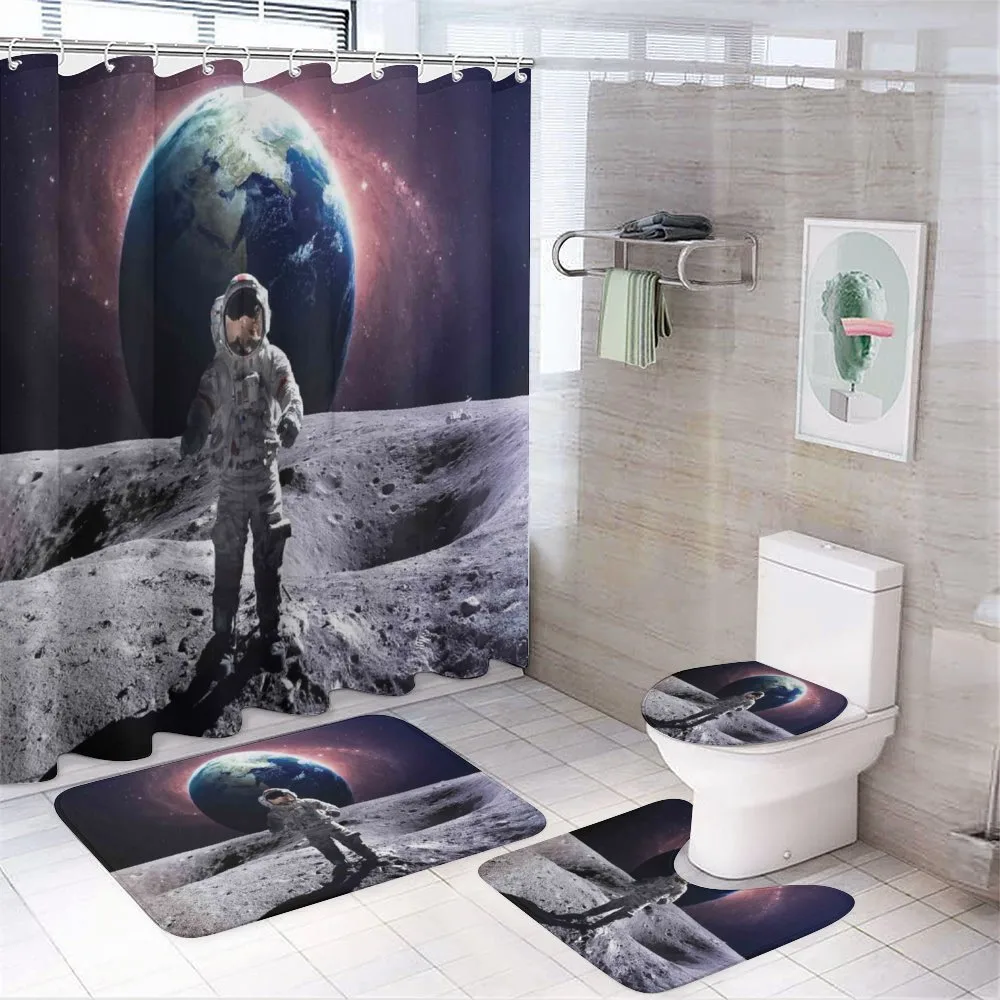 Brace Astronaut Cosmos — 4-Piece Bathroom Set preview