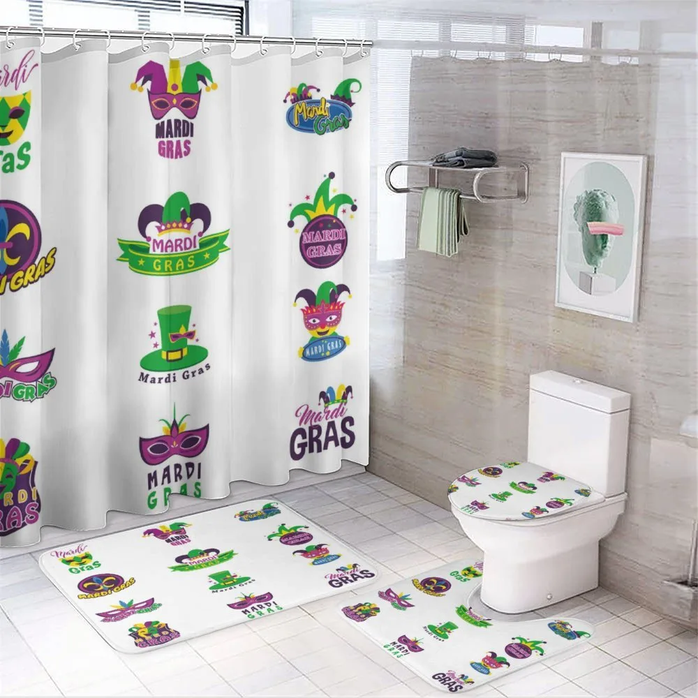 Masks Lily — 4-Piece Bathroom Set preview