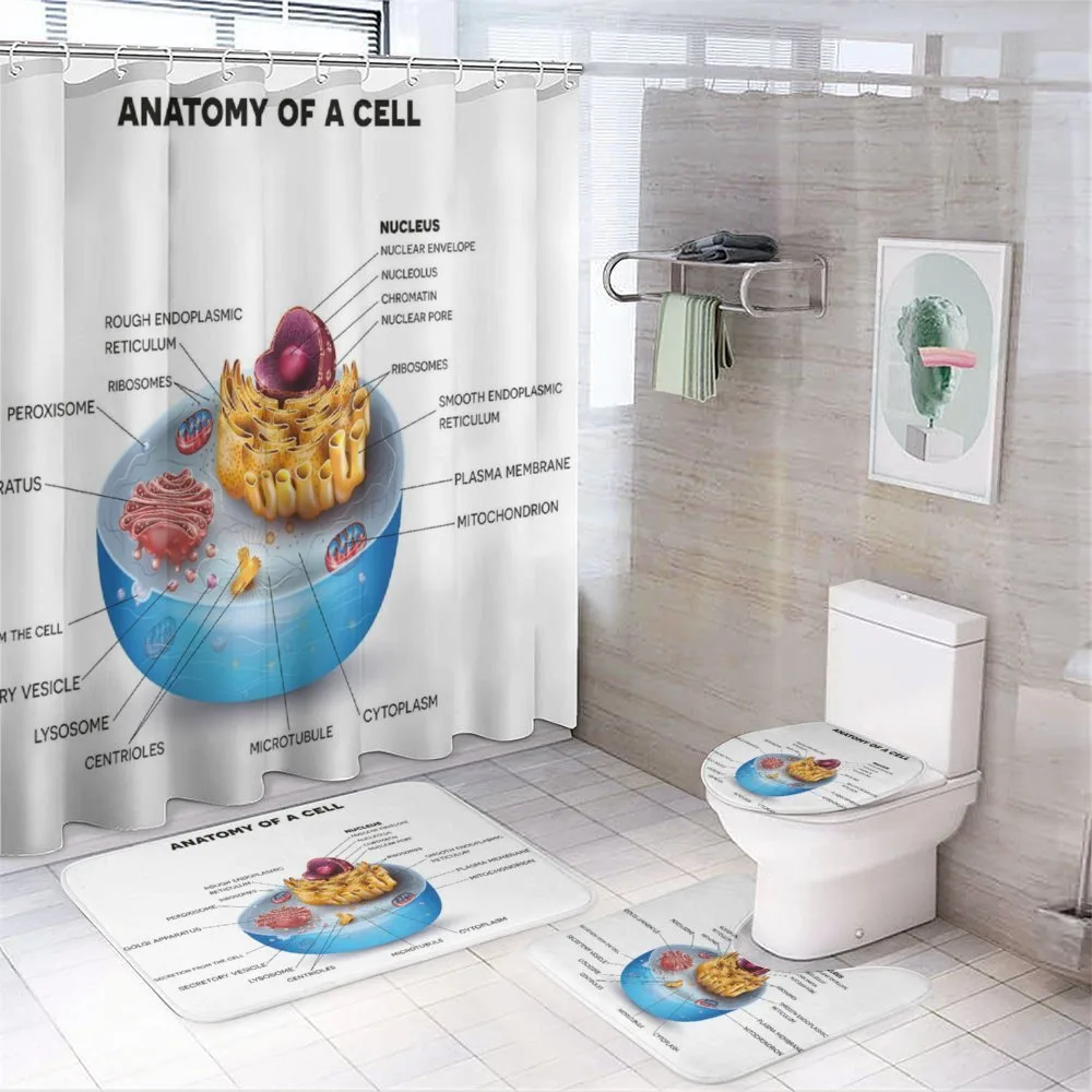Microscopic Parts — 4-Piece Bathroom Set preview
