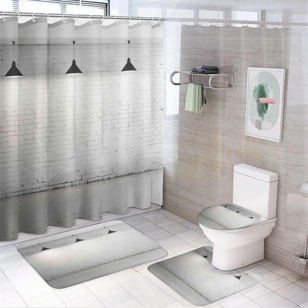 Modern Minimalist 4-Piece Bathroom Set product video