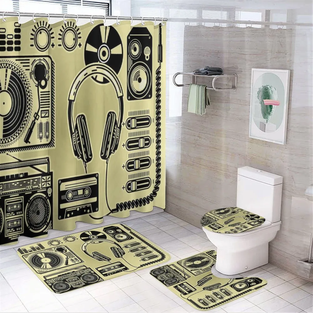 Turntable Headphones — 4-Piece Bathroom Set preview