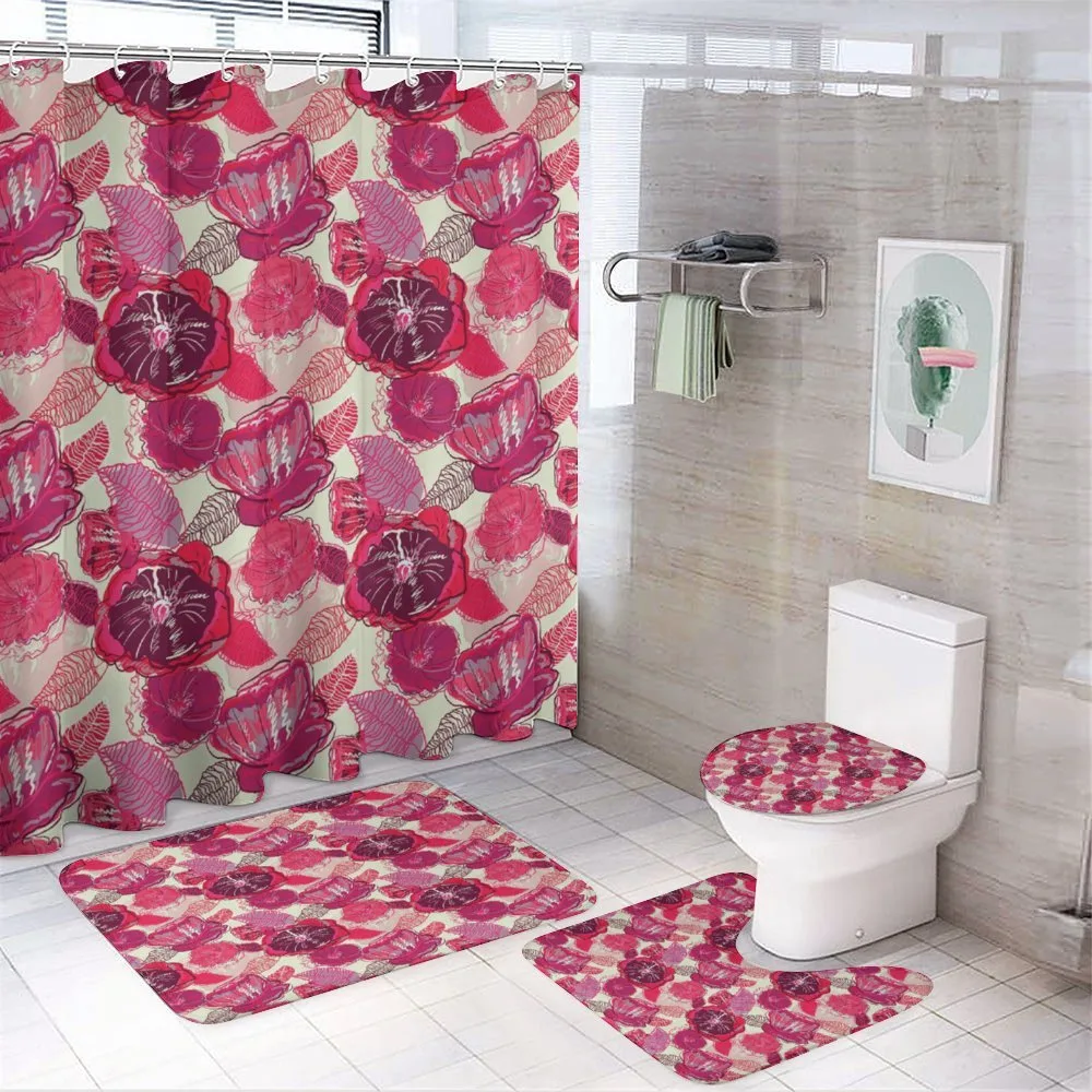 Flourished Foliage Summer — 4-Piece Bathroom Set preview